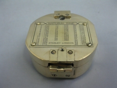 Messing Kompass / Schiffskompass , 75 mm mit Holzbox