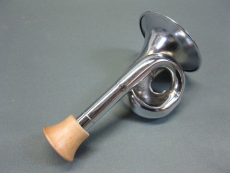 Silbernes Metall Stethoskop Hörrohr Hearing Pipe Hörverstärker 13 cm