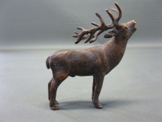 Kleiner Bronze Hirsch 11 cm 200 Gramm schwer