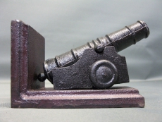 Buchstütze Kanone Gusseisen 15 cm 1,5 Kilo Militaria Dekoration
