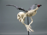 Gusseisen Skelett Skull Vampir Fledermaus 40 cm Kuriosität