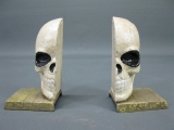 Skull Buchstütze 16 cm x 8 cm, Gußeisen