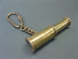 Mini Messing Fernrohr Schlüsselanhänger 7 cm