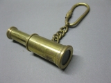Mini Messing Fernrohr Schlüsselanhänger 4cm