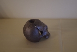 Gusseisen Totenkopf Skull Kerzenständer 8 cm
