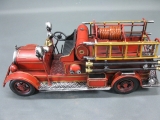 Alte Feuerwehr Blechauto 40 cm