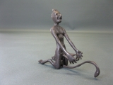 Akt Bronze Teufe,  Lucifer 13 cm x 11 cm