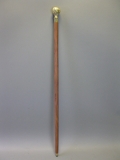 Vintage Gehstock Messing-Holz 98 cm