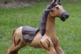 Holzpferd Schaukelpferd Karussellpferd 60 cm Pferd
