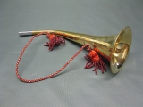 Messing Signalhorn Tröte 35 cm Brass Horn
