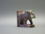 Marmor Buchstütze Elefant 12cm