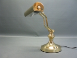 Messing Bankerlampe Tischlampe Schreibtischlampe Bankers Lamp 45 cm