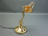 Messing Bankerlampe Tischlampe Schreibtischlampe Bankers Lamp 45 cm