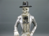 Figur Gothic Knochenmann Gerippe Skelett 52 cm