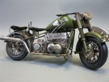Blechmodell Militär Motorrad Blech Spielzeug 33cm