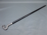 Holz Spazierstock Gehstock Schlange schwarz 100 cm Gothic Cobra Walking Stick