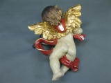 Schwebeengel Engel Putto 25 cm Deko Figur Engel mit Instrument Geige